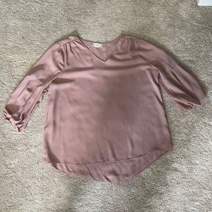 Pink chiffon blouse